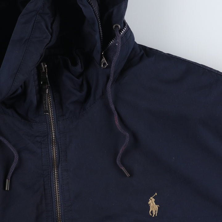 Ralph Lauren POLO by Ralph Lauren padded jacket puffer jacket men's XL size polyester navy blue type Vintage Second Hand