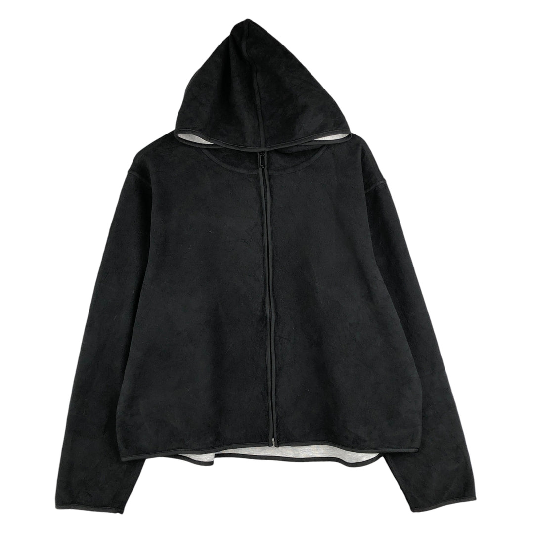 Eddie Bauer Fleece Full-Zip Hoodie, Men's XL polyester black type Vintage Second Hand