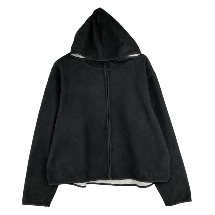 Eddie Bauer Fleece Full-Zip Hoodie, Men's XL polyester black type Vintage Second Hand
