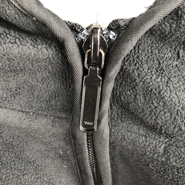 Eddie Bauer Fleece Full-Zip Hoodie, Men's XL polyester black type Vintage Second Hand