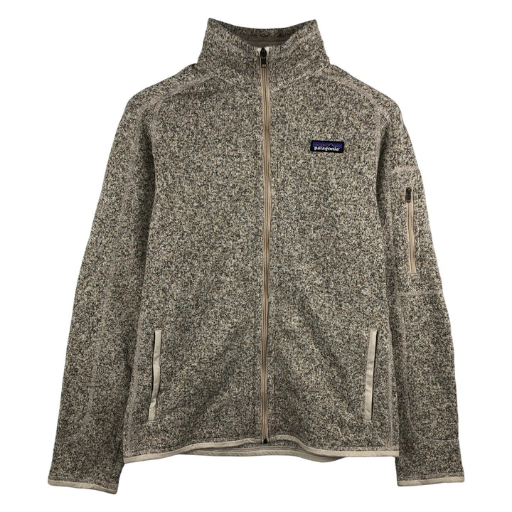 Patagonia Better Sweater Jacket 25542FA17 Fleece Jacket, Women's Size Medium polyester Beige type Vintage Second Hand