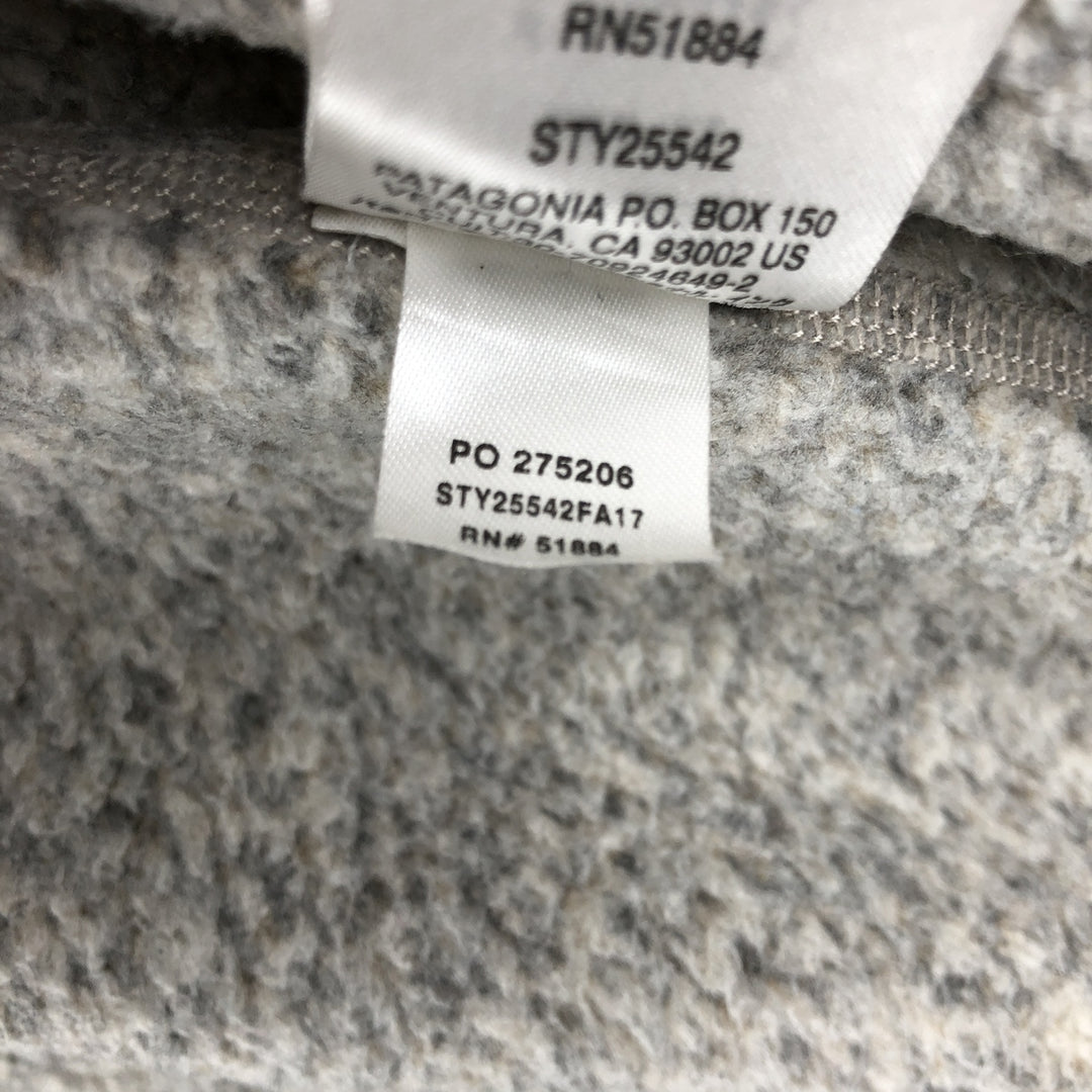 Patagonia Better Sweater Jacket 25542FA17 Fleece Jacket, Women's Size Medium polyester Beige type Vintage Second Hand