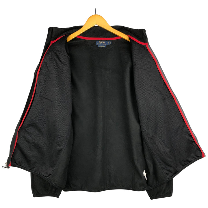 Ralph Lauren POLO RALPH LAUREN PERFORMANCE fleece jacket, men's size XL polyester black type Vintage Second Hand