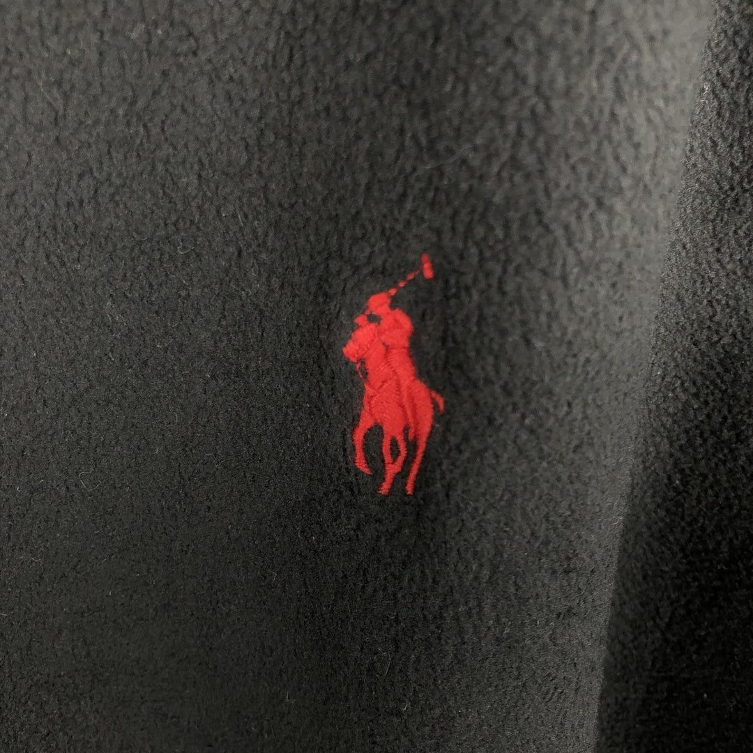 Ralph Lauren POLO RALPH LAUREN PERFORMANCE fleece jacket, men's size XL polyester black type Vintage Second Hand