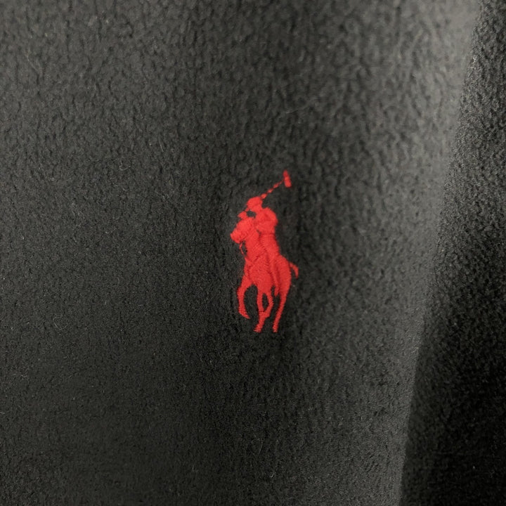 Ralph Lauren POLO RALPH LAUREN PERFORMANCE fleece jacket, men's size XL polyester black type Vintage Second Hand