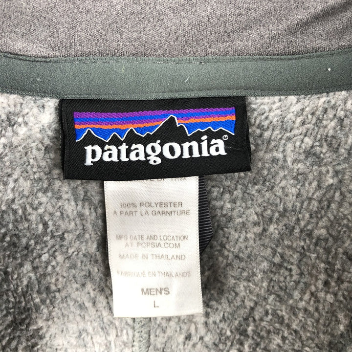 Patagonia Better Sweater Pullover 25521FA14 Half-Zip Fleece Pullover, Men's Size L polyester gray type Vintage Second Hand