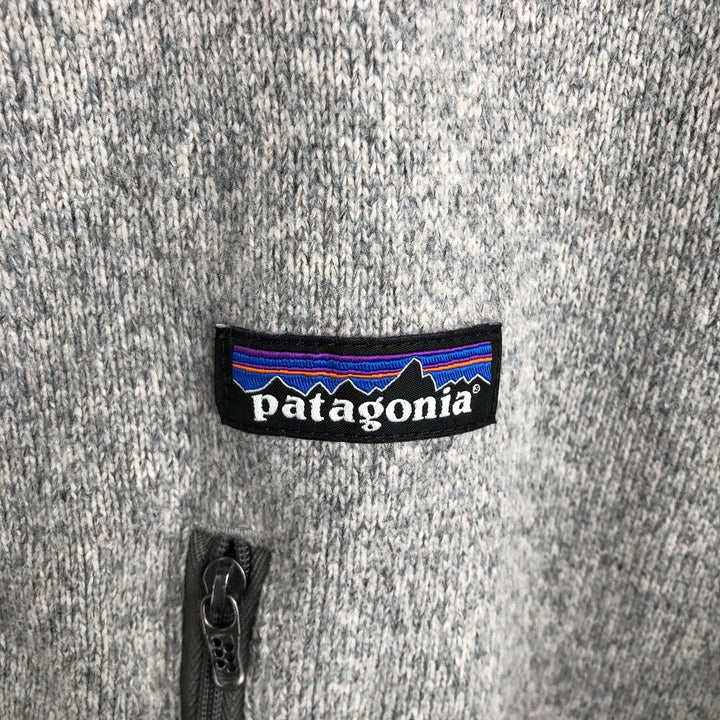 Patagonia Better Sweater Pullover 25521FA14 Half-Zip Fleece Pullover, Men's Size L polyester gray type Vintage Second Hand