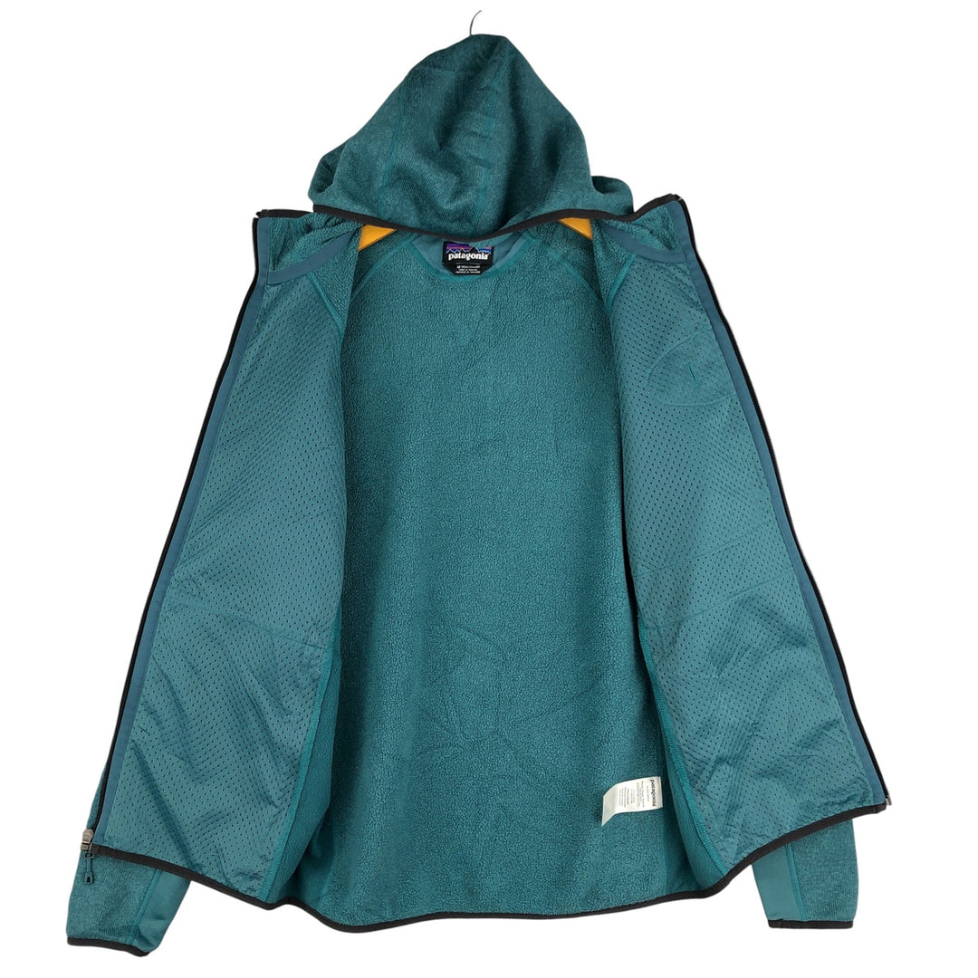 Patagonia Performance Better Sweater Hoody 25960FA19 Fleece Full-Zip Hoodie, Men's Size Medium polyester Emerald green Vintage Second Hand