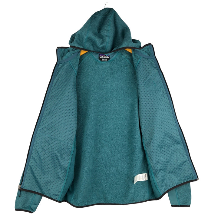 Patagonia Performance Better Sweater Hoody 25960FA19 Fleece Full-Zip Hoodie, Men's Size Medium polyester Emerald green Vintage Second Hand