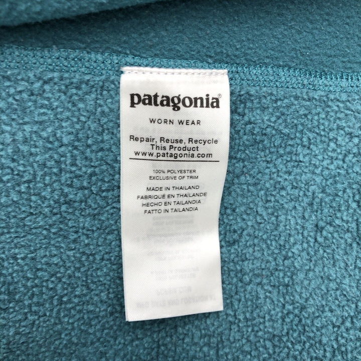 Patagonia Performance Better Sweater Hoody 25960FA19 Fleece Full-Zip Hoodie, Men's Size Medium polyester Emerald green Vintage Second Hand