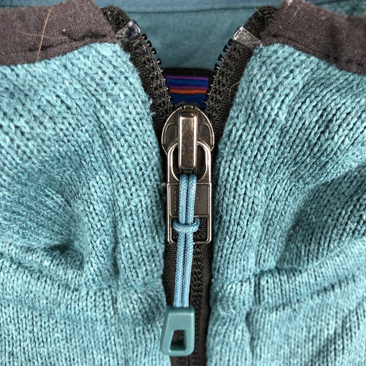 Patagonia Performance Better Sweater Hoody 25960FA19 Fleece Full-Zip Hoodie, Men's Size Medium polyester Emerald green Vintage Second Hand