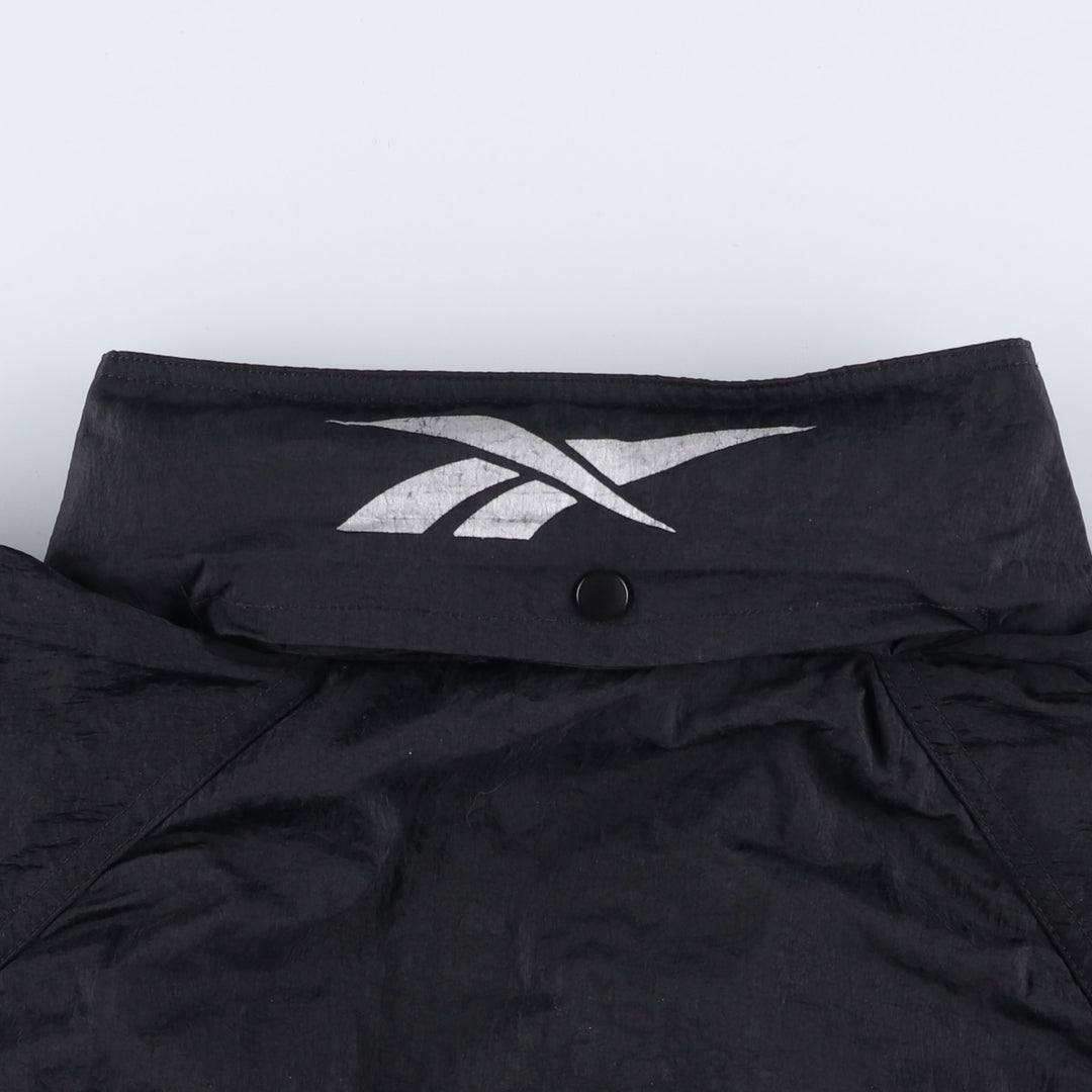 90s-00'S Reebok Back Logo Nylon Jacket, Men's Size L Nylon black type Vintage Second Hand