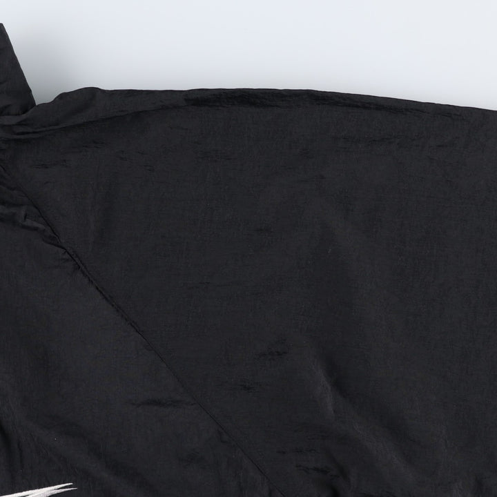 90s-00'S Reebok Back Logo Nylon Jacket, Men's Size L Nylon black type Vintage Second Hand