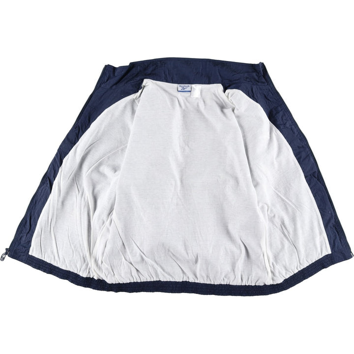 90s-00'S Reebok windbreaker, men's size XL unclear navy blue type Vintage Second Hand