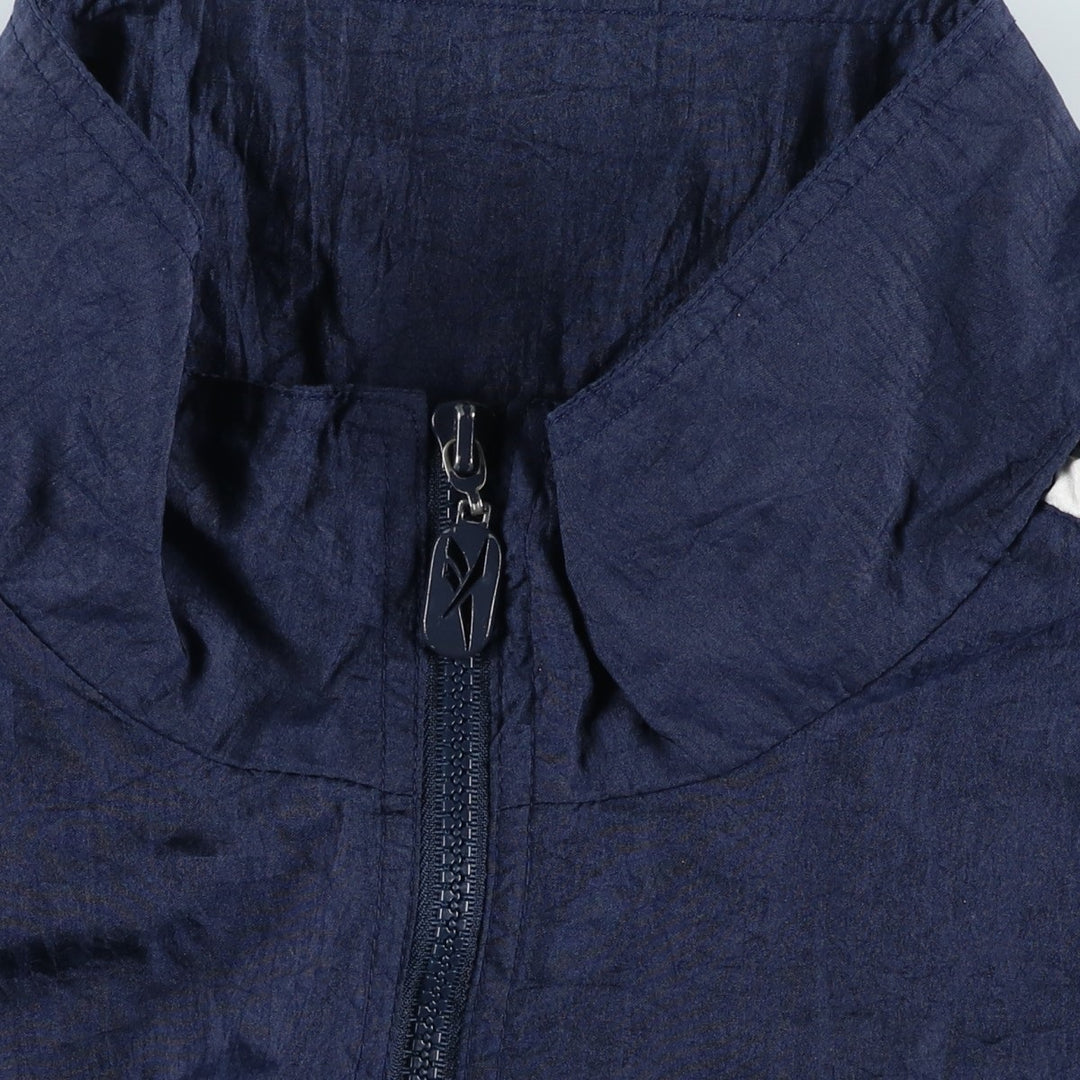 90s-00'S Reebok windbreaker, men's size XL unclear navy blue type Vintage Second Hand