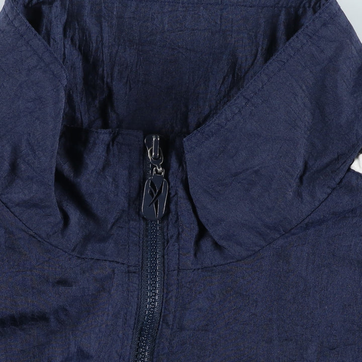 90s-00'S Reebok windbreaker, men's size XL unclear navy blue type Vintage Second Hand