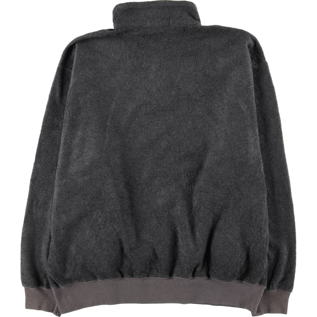 Ralph Lauren POLO by Ralph Lauren Half-Zip Fleece Pullover, Men's Size L polyester gray type Vintage Second Hand