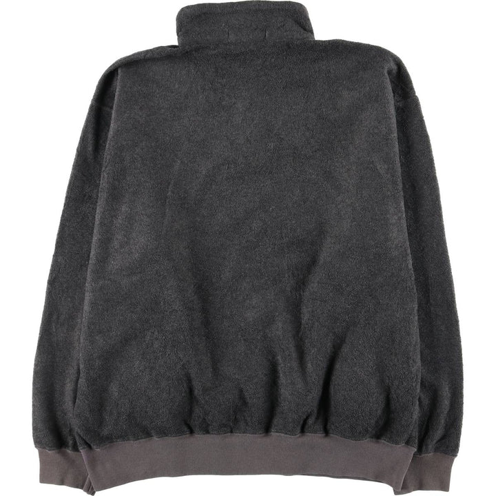 Ralph Lauren POLO by Ralph Lauren Half-Zip Fleece Pullover, Men's Size L polyester gray type Vintage Second Hand