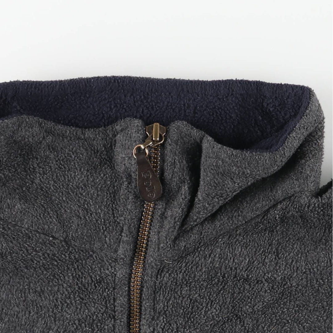 Ralph Lauren POLO by Ralph Lauren Half-Zip Fleece Pullover, Men's Size L polyester gray type Vintage Second Hand