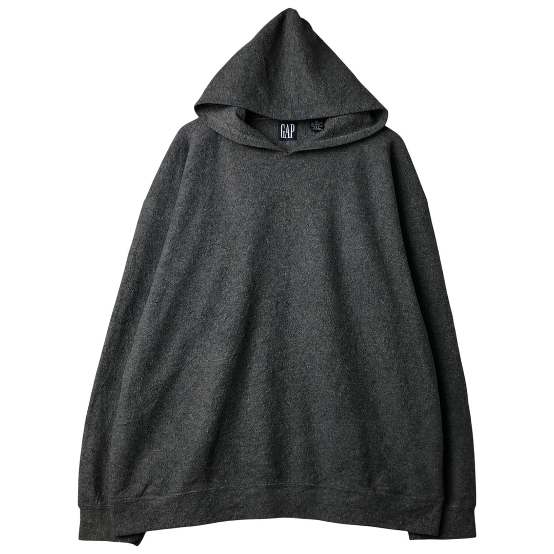 90'S GAP Old Gap Fleece Pullover Hoodie, Men's XL, Vintage polyester gray type Vintage Second Hand