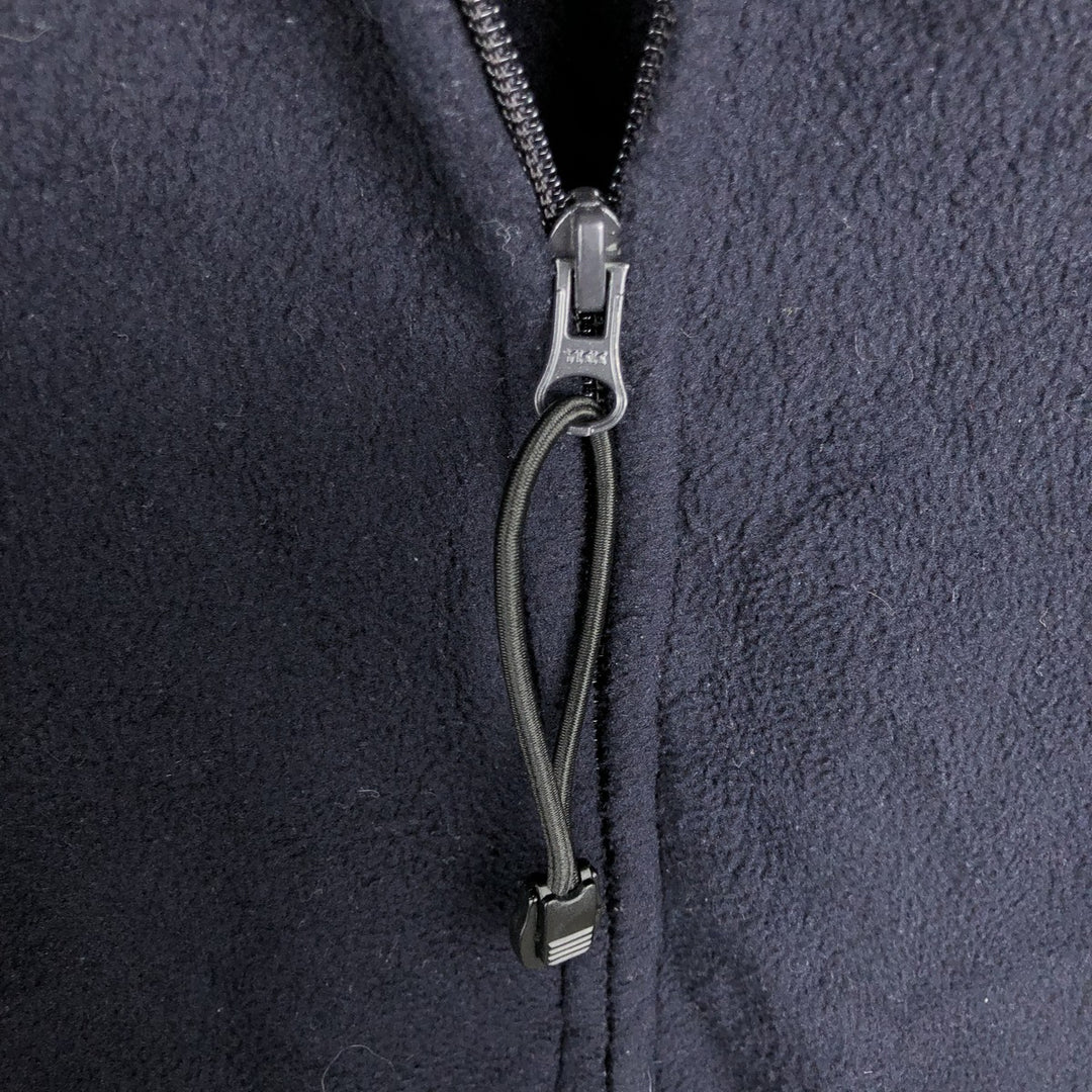 Ralph Lauren CHAPS fleece jacket, men's size XL polyester navy blue type Vintage Second Hand
