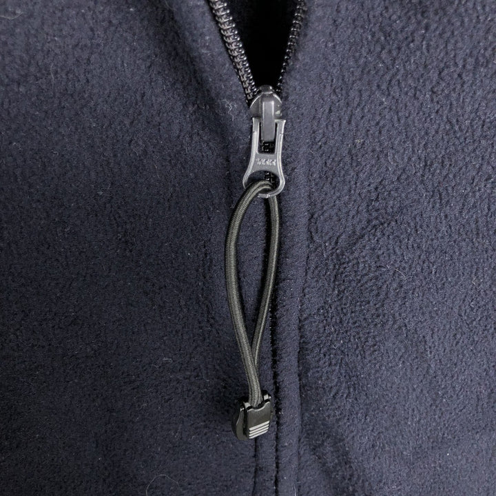 Ralph Lauren CHAPS fleece jacket, men's size XL polyester navy blue type Vintage Second Hand
