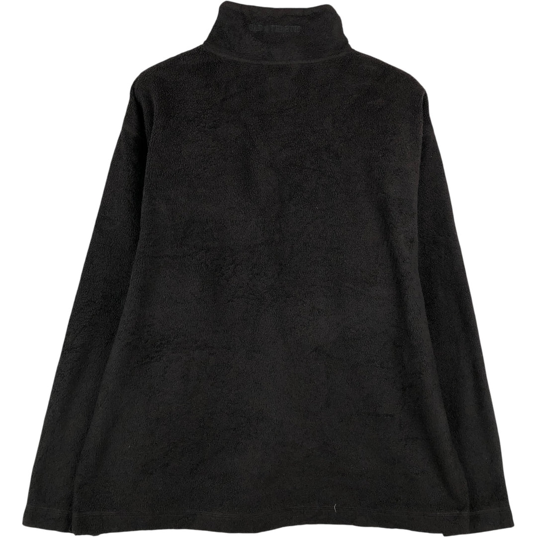 90'S GAP Vintage Half-Zip Fleece Pullover, Men's Size Medium polyester black type Vintage Second Hand