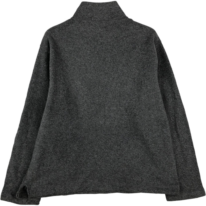 Ralph Lauren Polo by Ralph Lauren Half-Zip Fleece Pullover, Men's Size L polyester gray type Vintage Second Hand