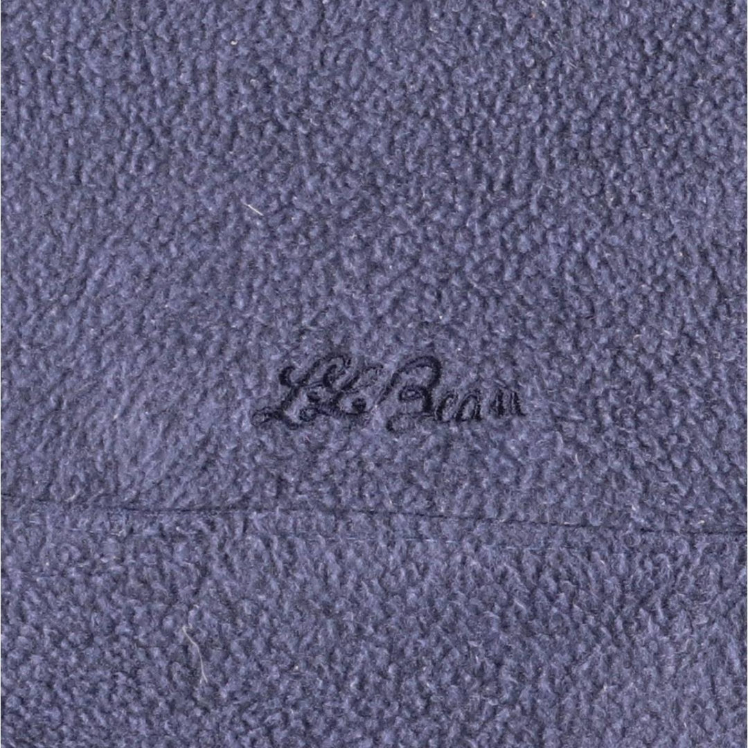 90'S LLBean Half-Snap Fleece Pullover, Men's XL, Vintage unclear blue type Vintage Second Hand