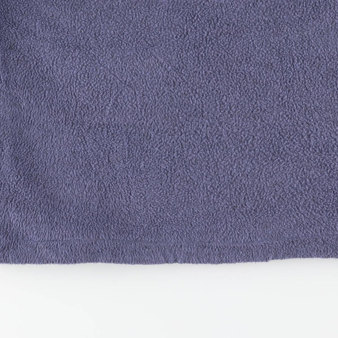 90'S LLBean Half-Snap Fleece Pullover, Men's XL, Vintage unclear blue type Vintage Second Hand