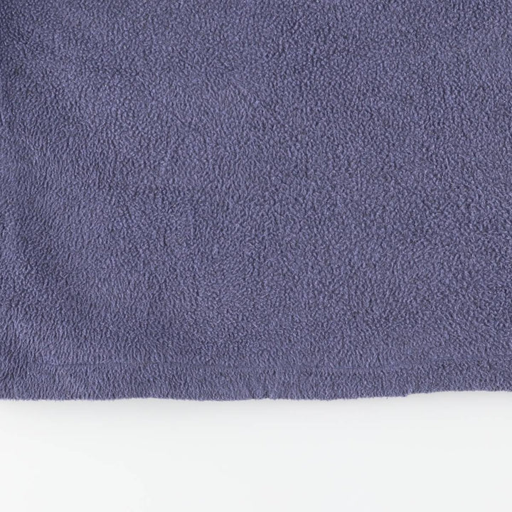 90'S LLBean Half-Snap Fleece Pullover, Men's XL, Vintage unclear blue type Vintage Second Hand