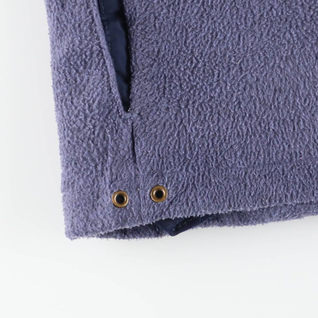 90'S LLBean Half-Snap Fleece Pullover, Men's XL, Vintage unclear blue type Vintage Second Hand