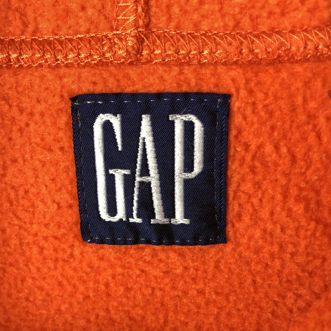 90'S GAP Old Gap Fleece Pullover Hoodie, Men's XL, Vintage polyester orange type Vintage Second Hand