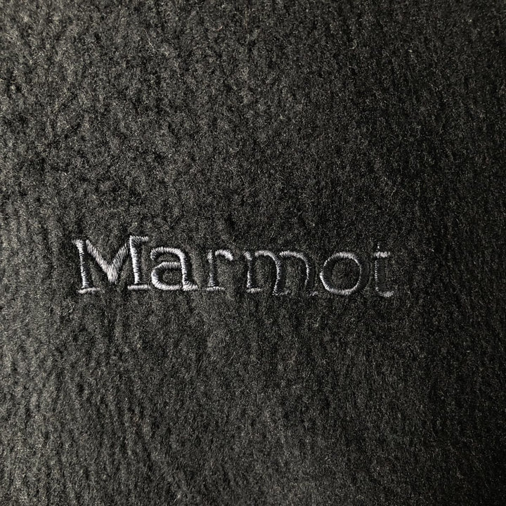 Marmot fleece jacket, made in Canada, men's size XL polyester black type Vintage Second Hand