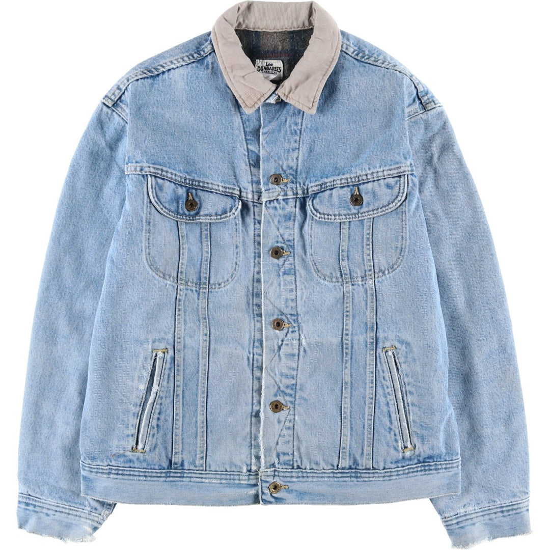Vintage 90'S Lee DUNGAREES denim jacket, size XL, men's unclear blue type Vintage Second Hand