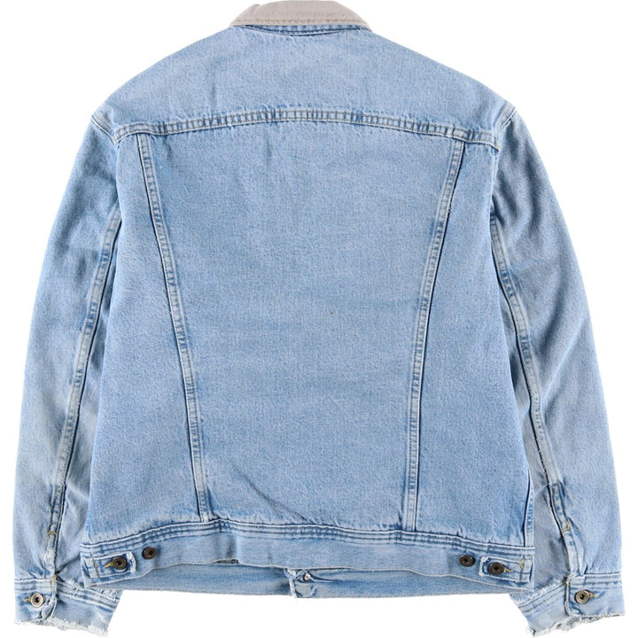 Vintage 90'S Lee DUNGAREES denim jacket, size XL, men's unclear blue type Vintage Second Hand