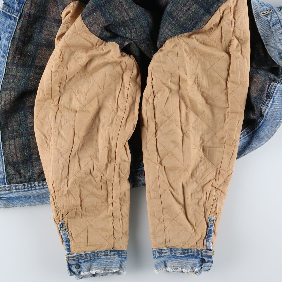 Vintage 90'S Lee DUNGAREES denim jacket, size XL, men's unclear blue type Vintage Second Hand
