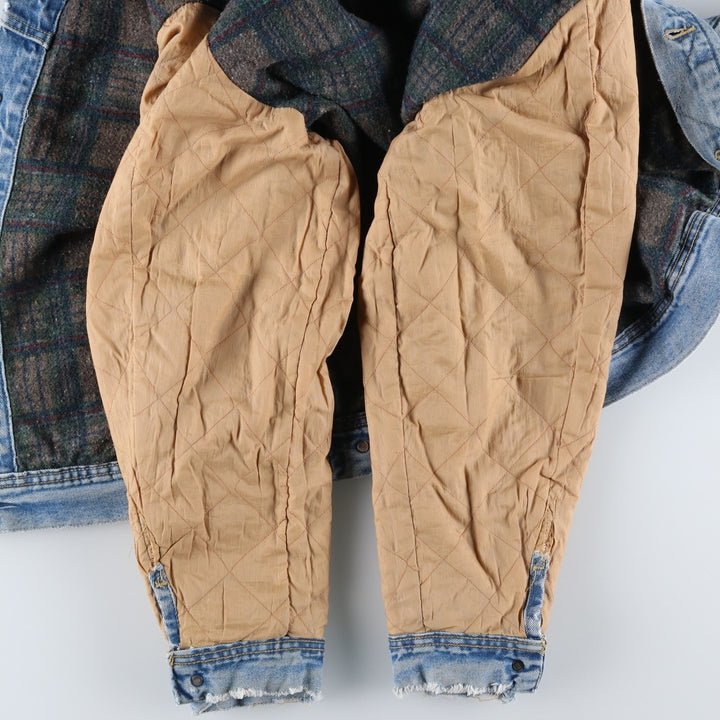 Vintage 90'S Lee DUNGAREES denim jacket, size XL, men's unclear blue type Vintage Second Hand