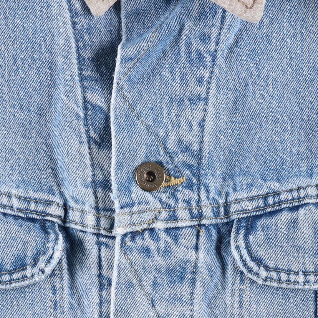 Vintage 90'S Lee DUNGAREES denim jacket, size XL, men's unclear blue type Vintage Second Hand