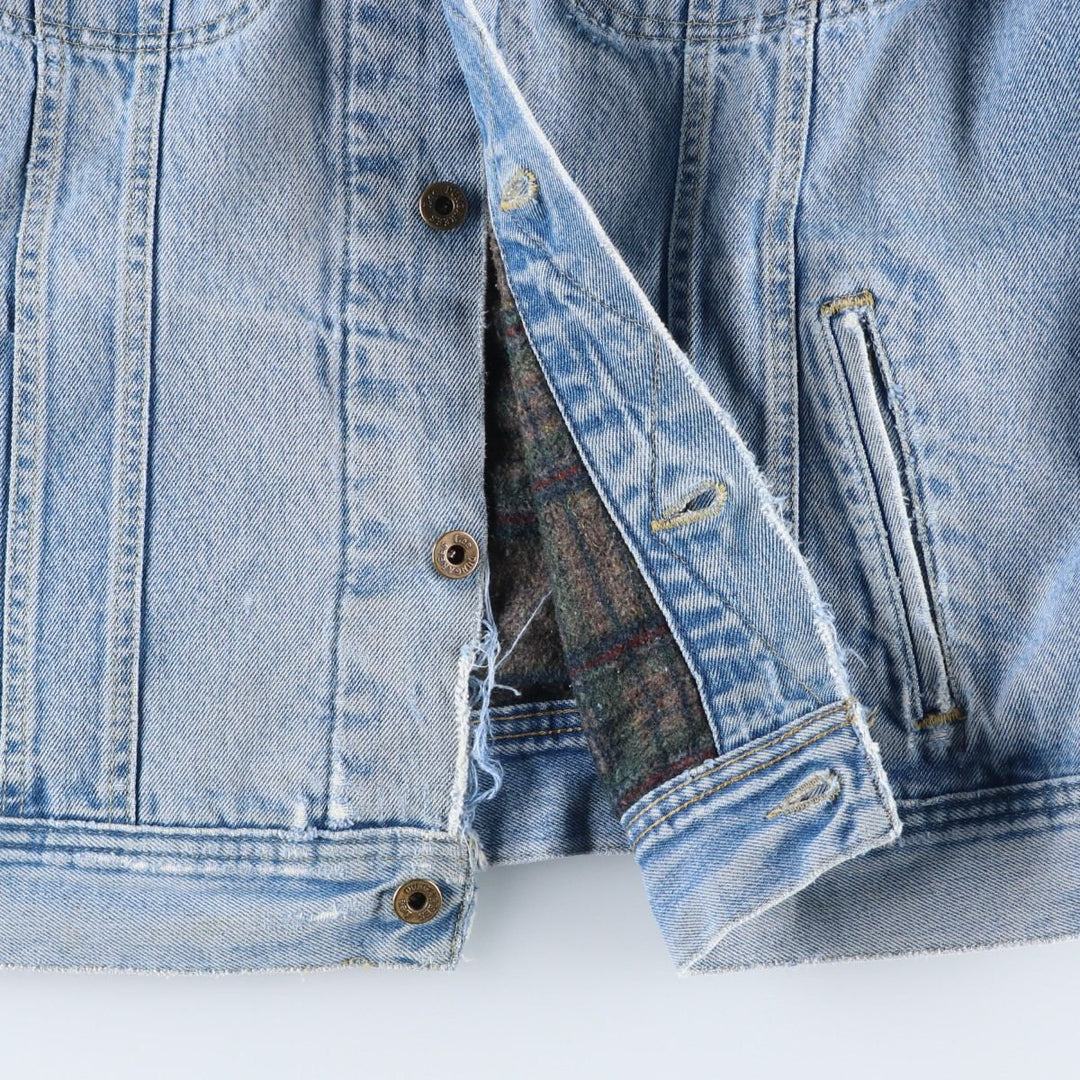 Vintage 90'S Lee DUNGAREES denim jacket, size XL, men's unclear blue type Vintage Second Hand
