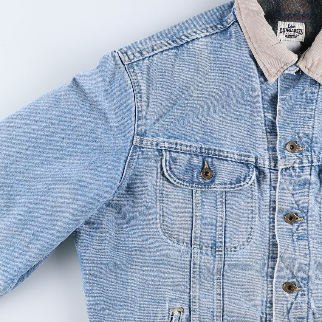 Vintage 90'S Lee DUNGAREES denim jacket, size XL, men's unclear blue type Vintage Second Hand