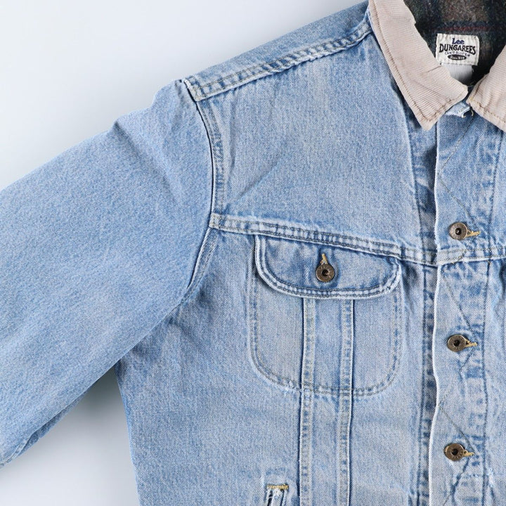 Vintage 90'S Lee DUNGAREES denim jacket, size XL, men's unclear blue type Vintage Second Hand