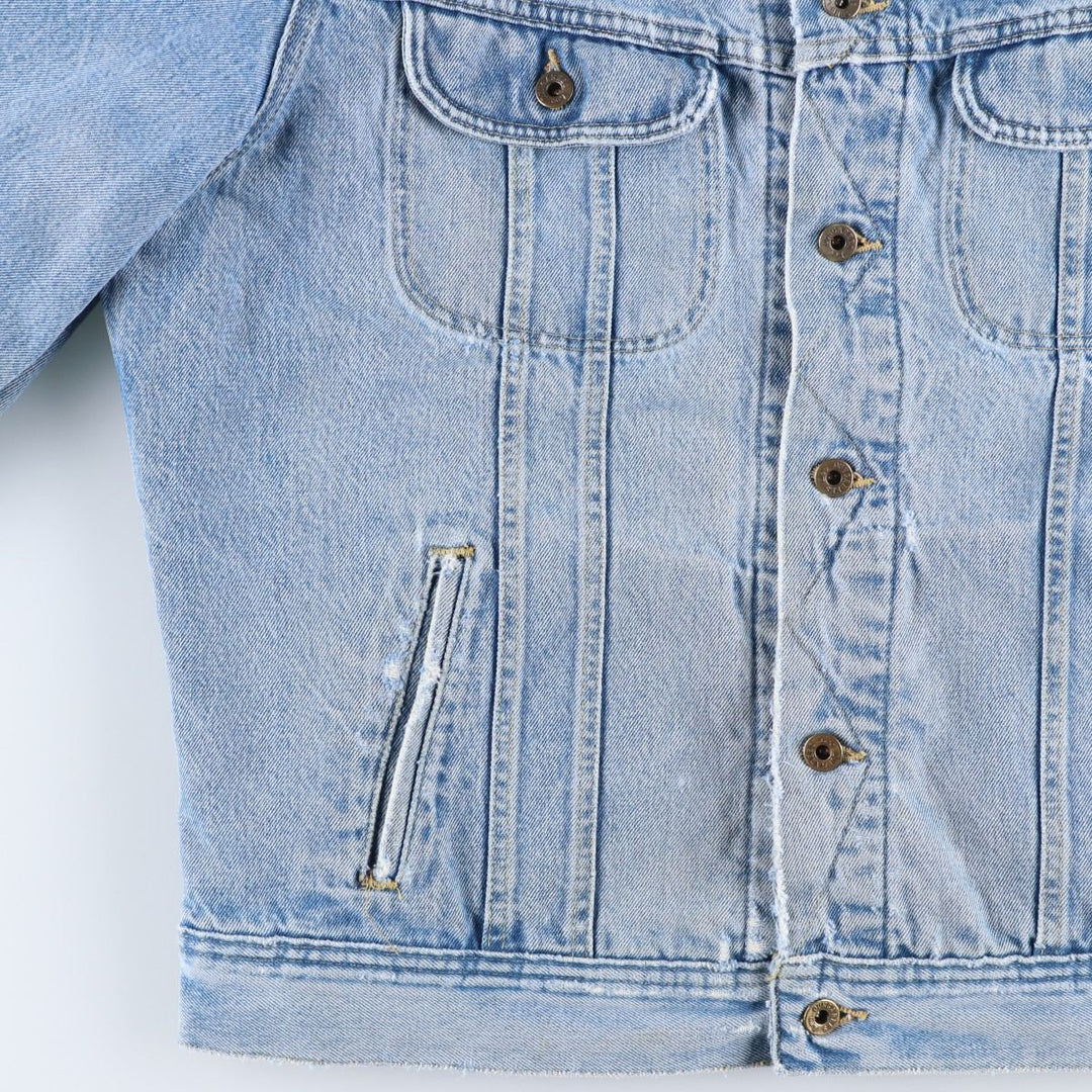 Vintage 90'S Lee DUNGAREES denim jacket, size XL, men's unclear blue type Vintage Second Hand