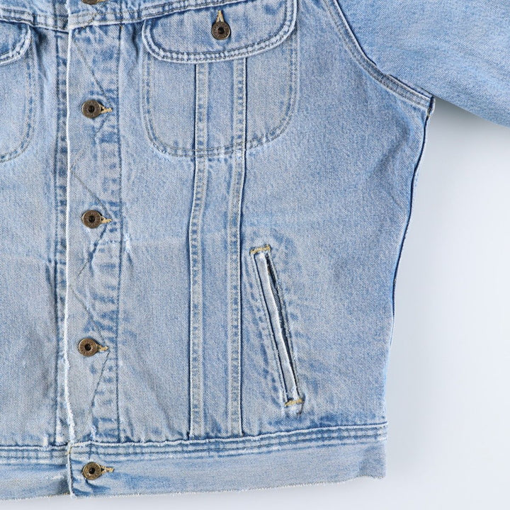 Vintage 90'S Lee DUNGAREES denim jacket, size XL, men's unclear blue type Vintage Second Hand