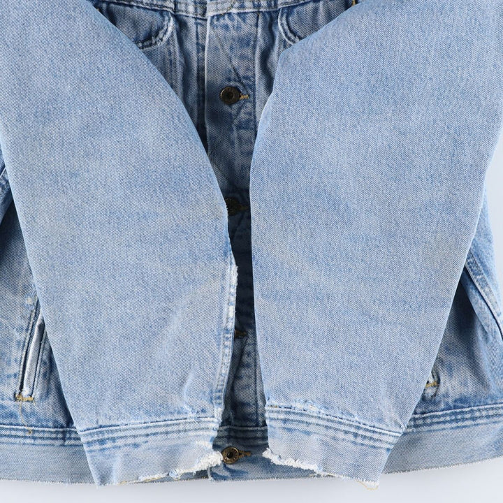 Vintage 90'S Lee DUNGAREES denim jacket, size XL, men's unclear blue type Vintage Second Hand