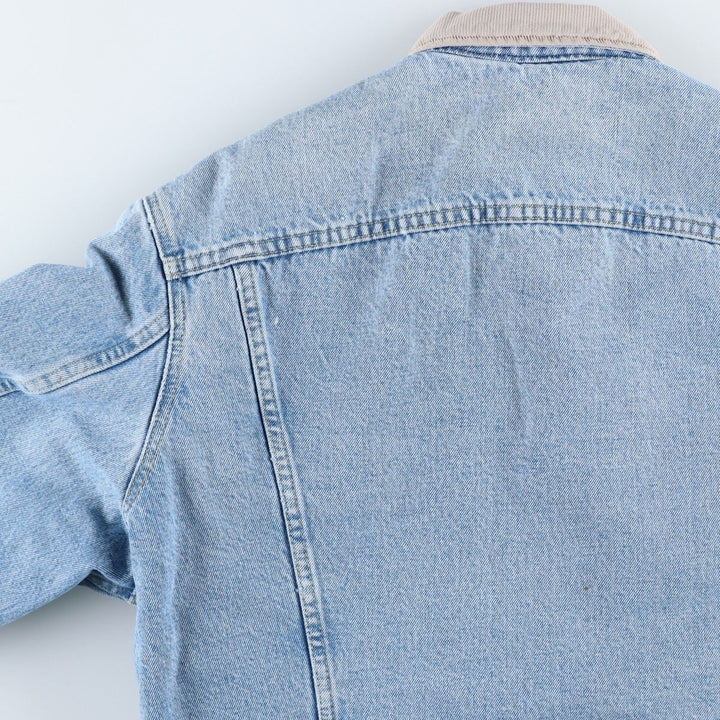 Vintage 90'S Lee DUNGAREES denim jacket, size XL, men's unclear blue type Vintage Second Hand