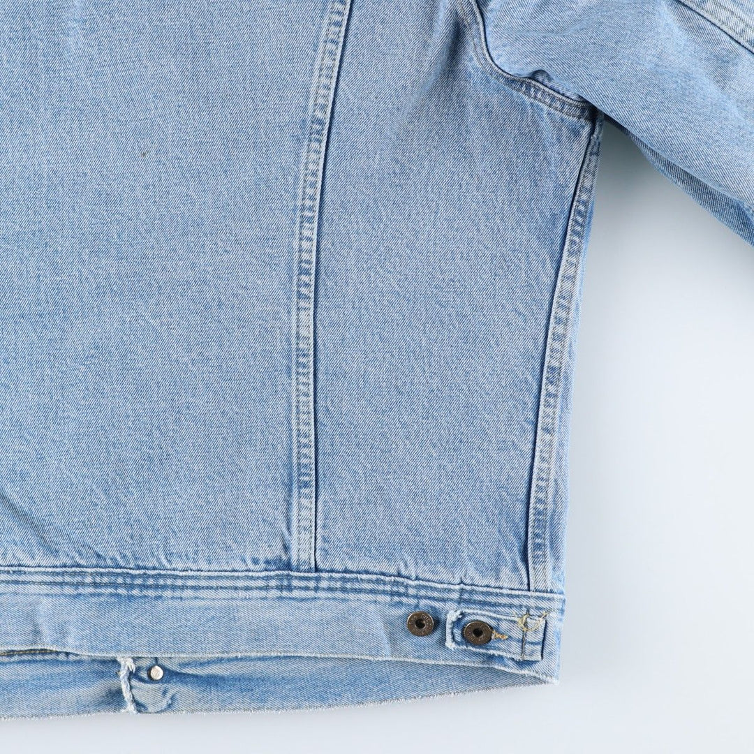 Vintage 90'S Lee DUNGAREES denim jacket, size XL, men's unclear blue type Vintage Second Hand