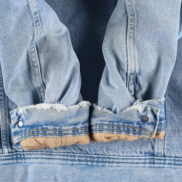 Vintage 90'S Lee DUNGAREES denim jacket, size XL, men's unclear blue type Vintage Second Hand