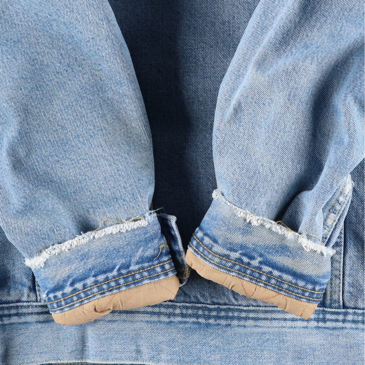 Vintage 90'S Lee DUNGAREES denim jacket, size XL, men's unclear blue type Vintage Second Hand