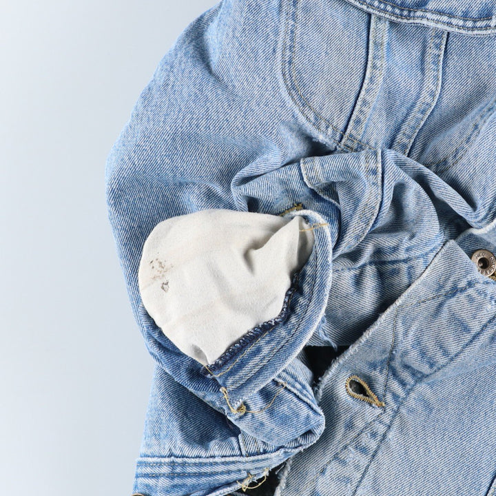 Vintage 90'S Lee DUNGAREES denim jacket, size XL, men's unclear blue type Vintage Second Hand